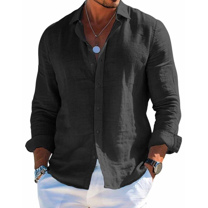 Landon Elegant Linen Shirt