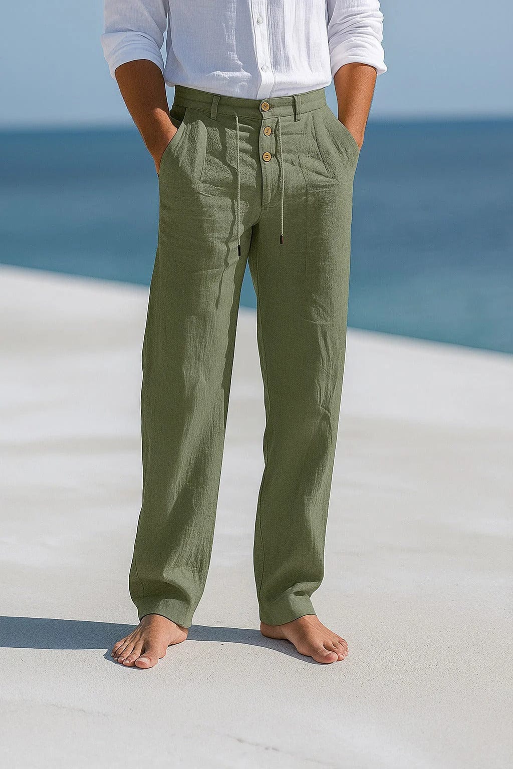 Ray Breathable Linen Trousers