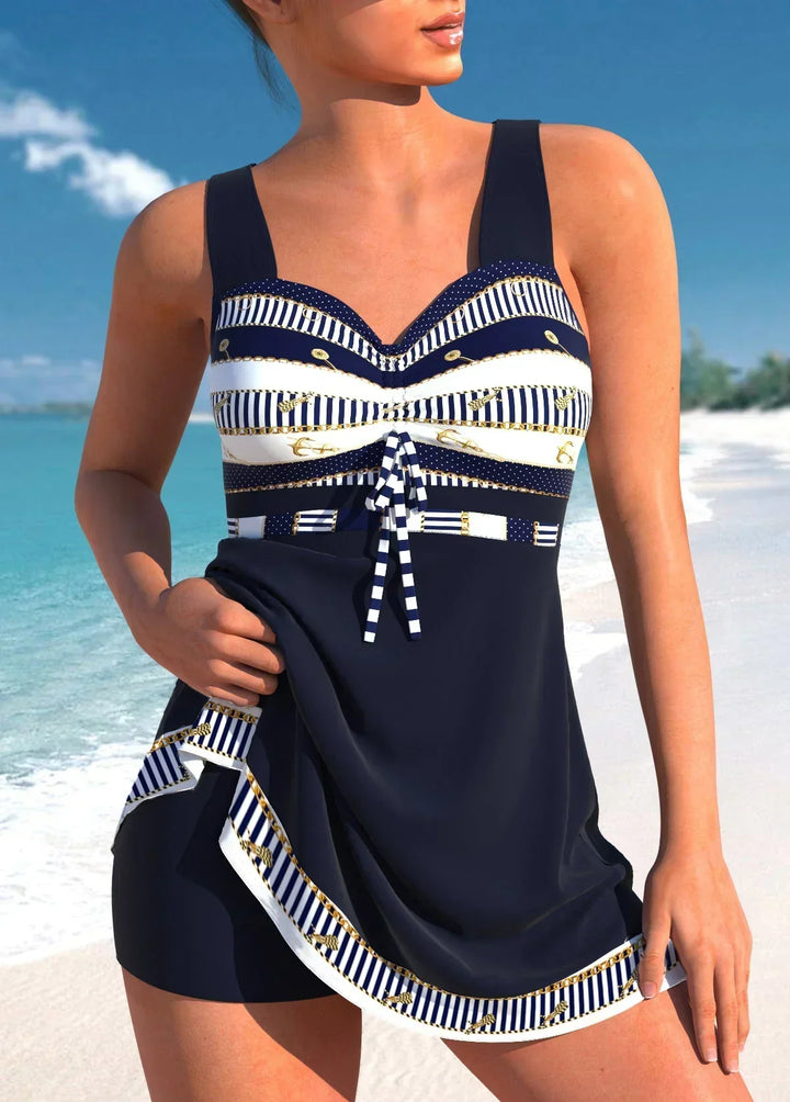 Shannon Color-Block Swimsuit